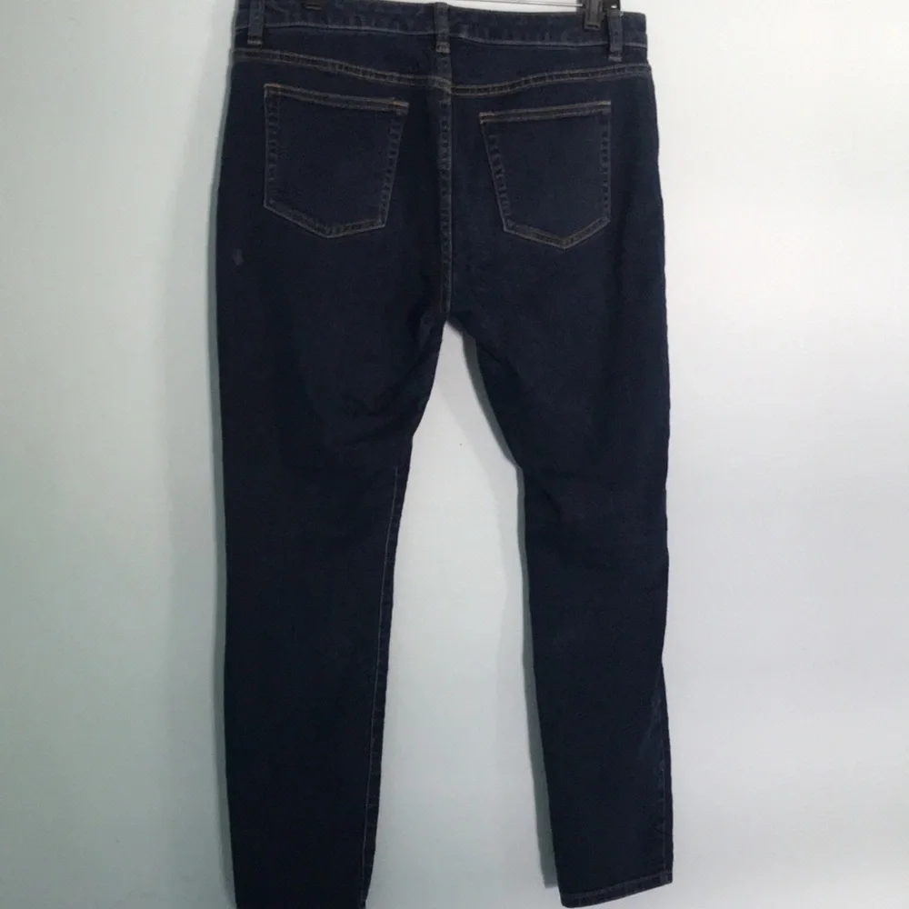 Michael Kors dark wash skinny jeans, size 8 *flaw* - Picture 3 of 7